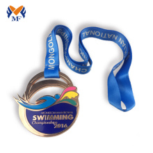 Comprar medalla deportiva de bronce medalla de natación